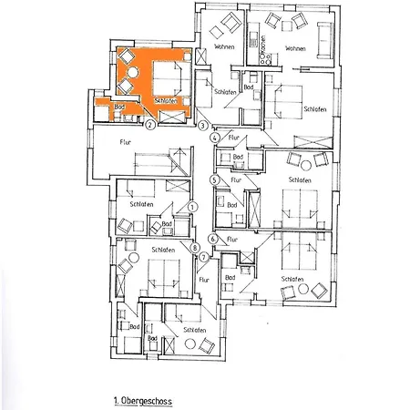 Apartment Hilligenlei Zi 02 Dz Wyk auf Föhr